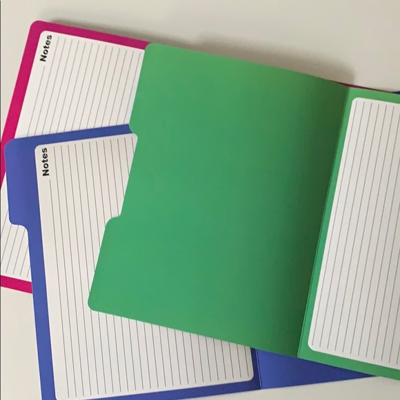 Carolina Pad 3pack File Folders with tabs lot of 4 - Picture 6 of 6